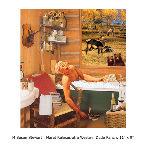 M Susan Stewart : Marat Relaxes at a Western Dude Ranch